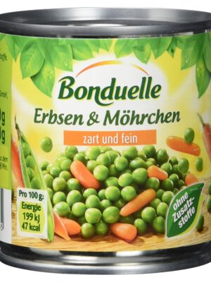Erbsen Möhren