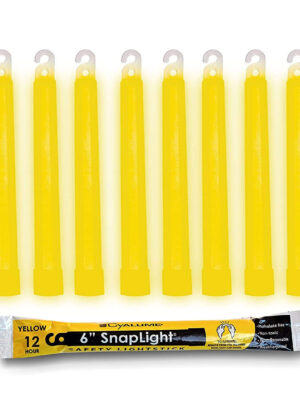 Cyalume SnapLight Gelb -  10 Leuchtstäbe mit 12 Stunden Dauer